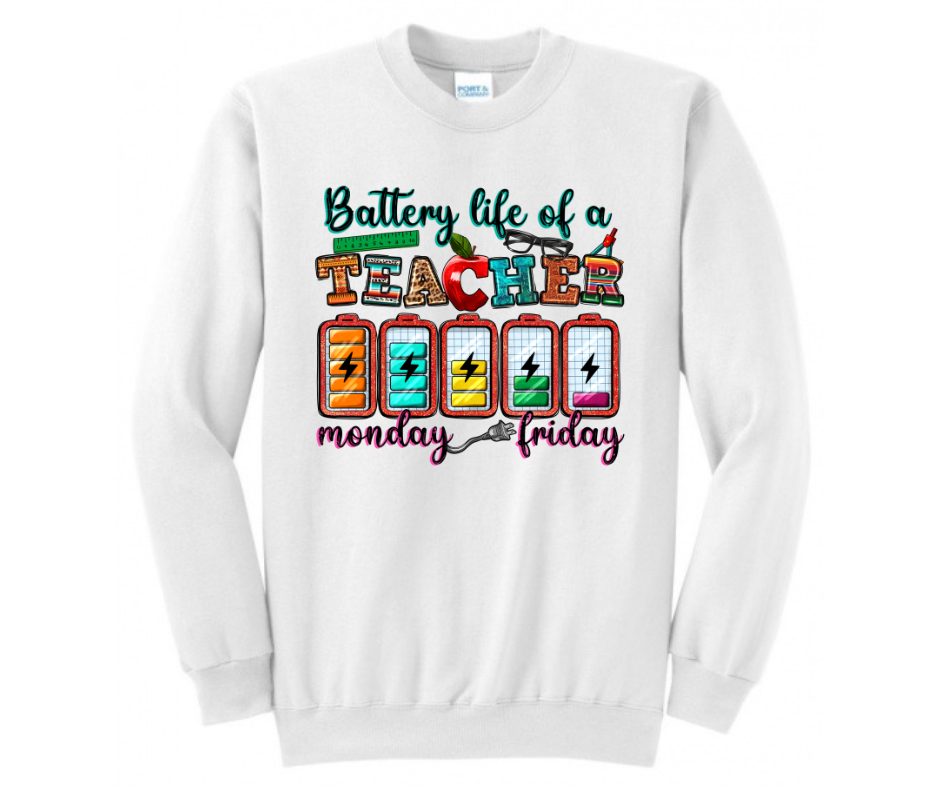 Battery Life of a Teacher