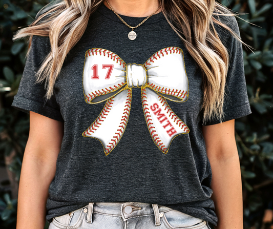Custom Baseball Bow