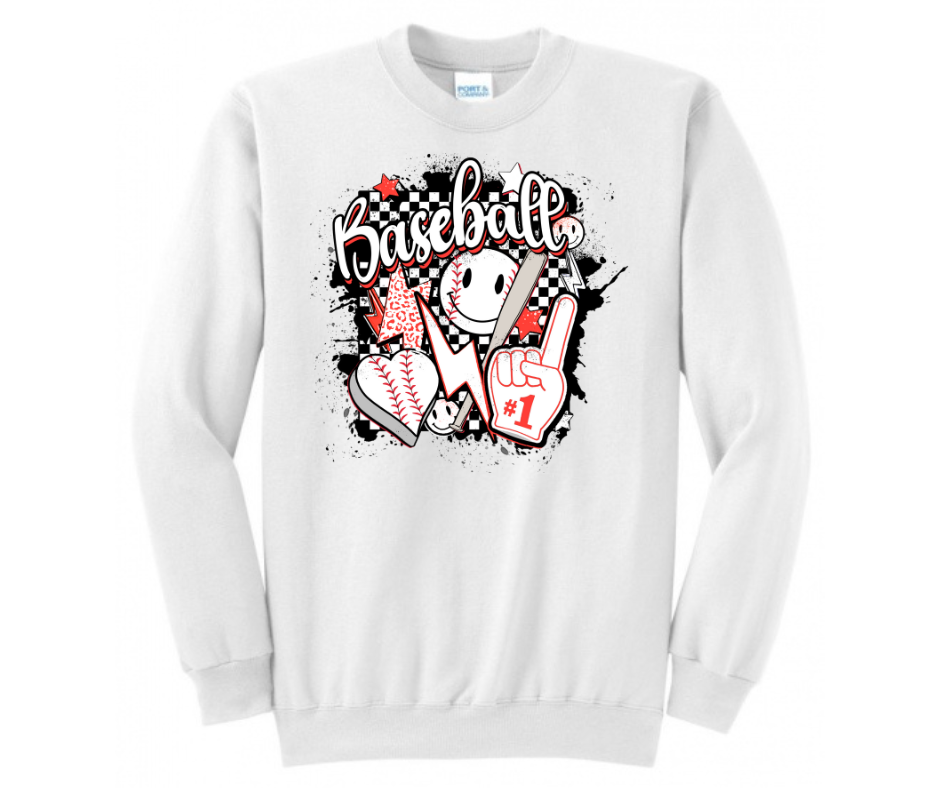 Black and White Baseball