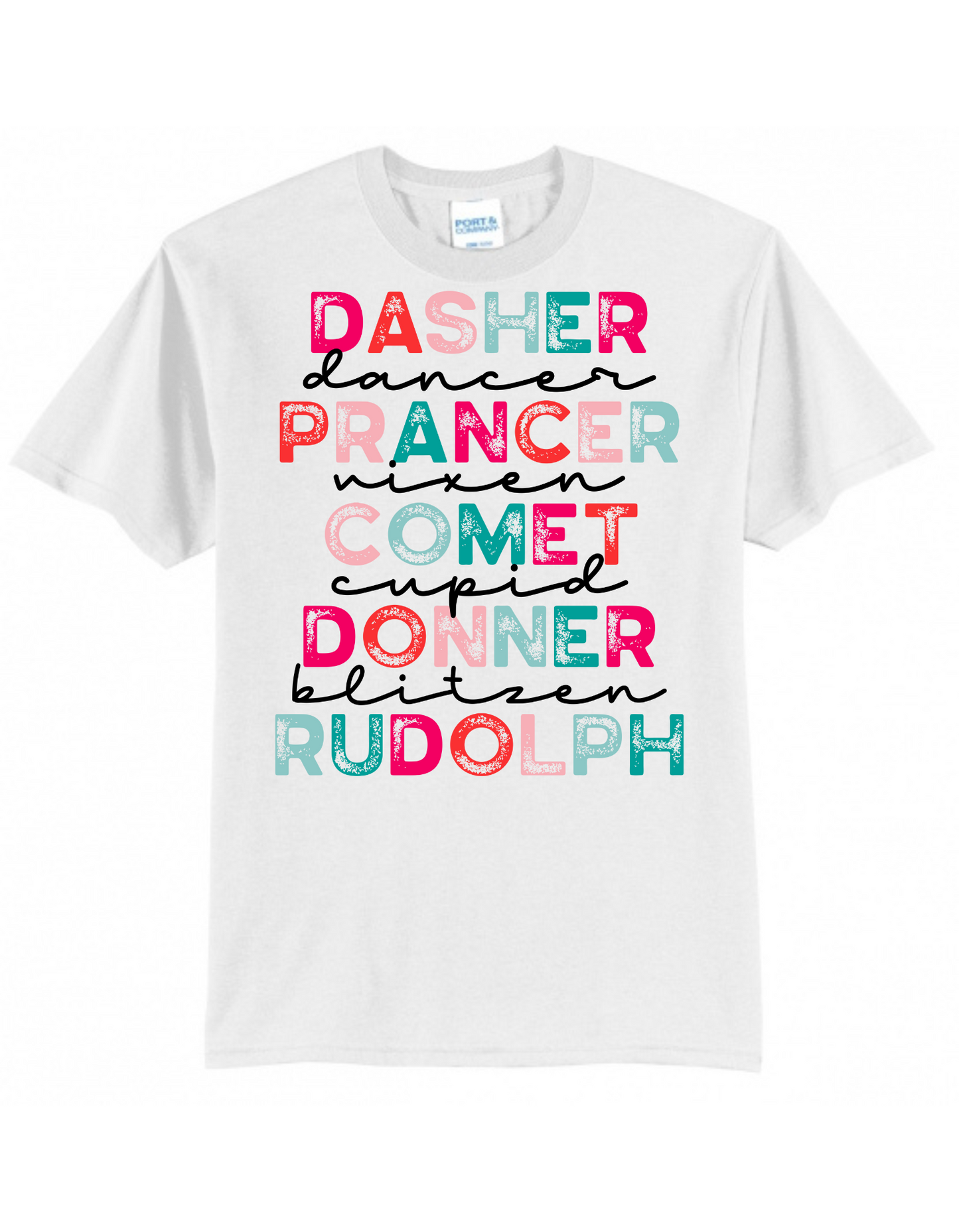Dasher, Prancer, Comet Donner, Rudolph