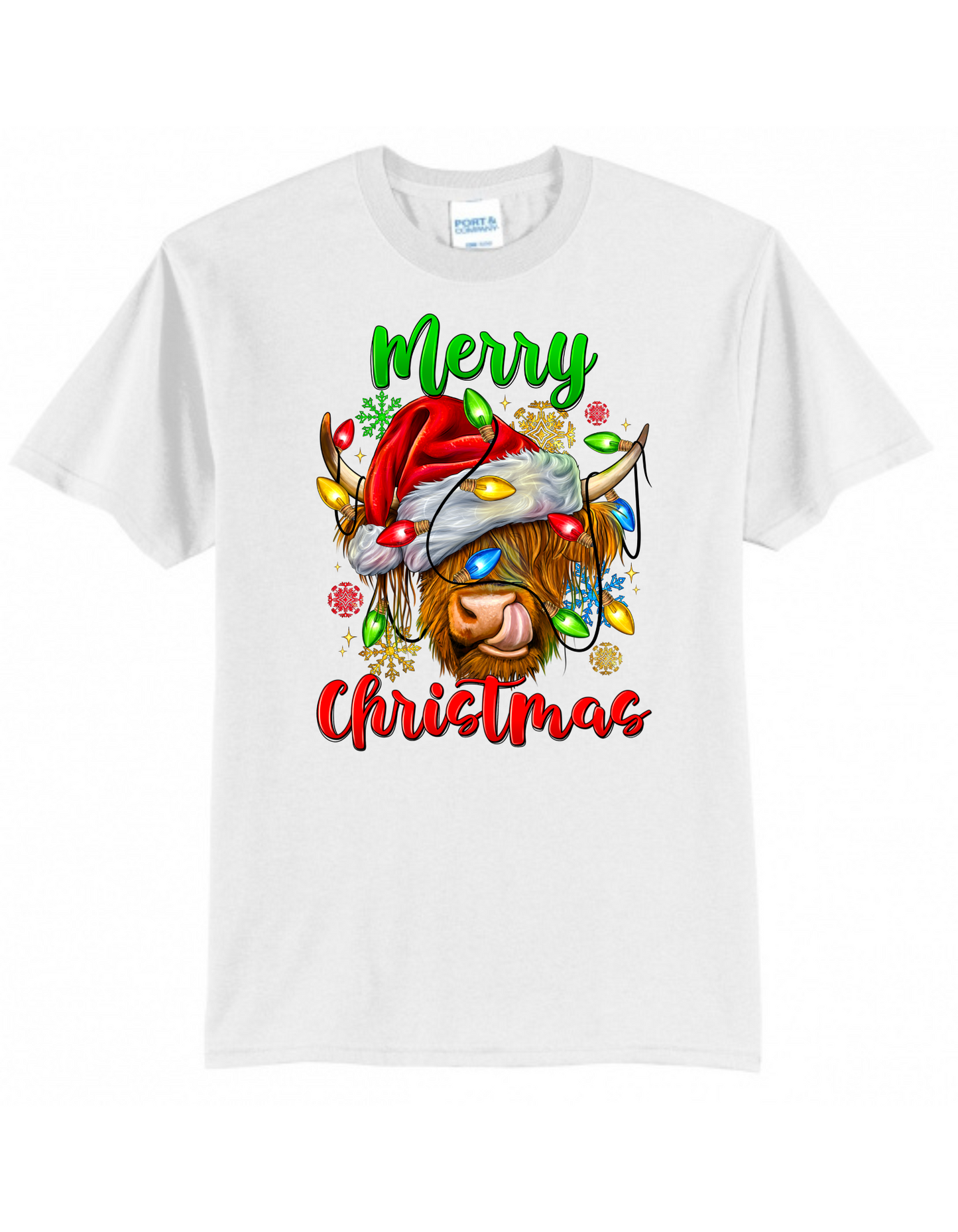Merry Christmas Highland Cow