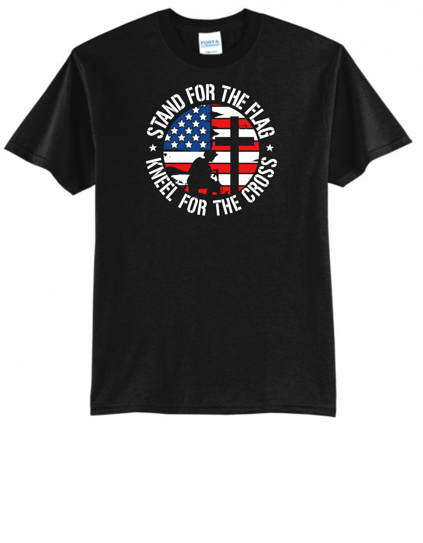 stand for the flag, kneel for the cross