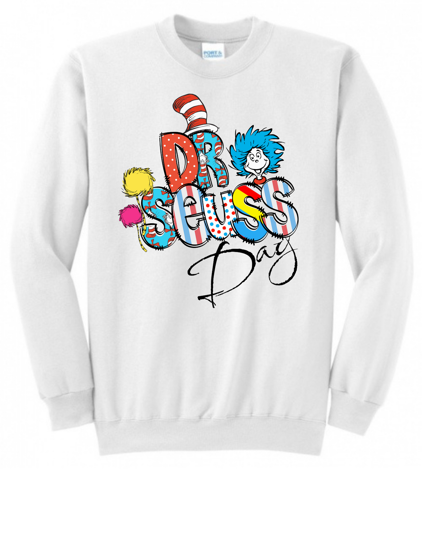 Suess Day Bubble Letters