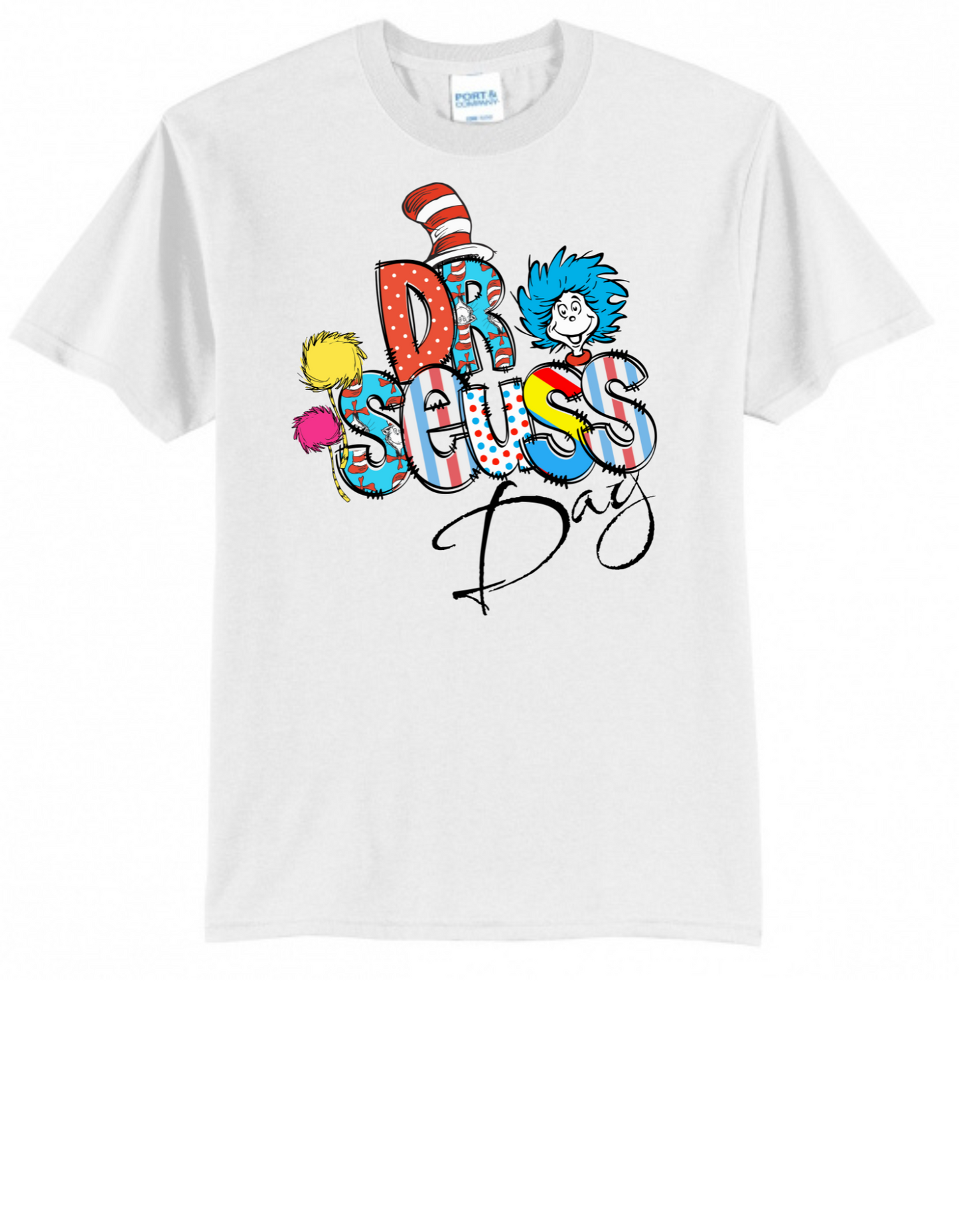 Suess Day Bubble Letters